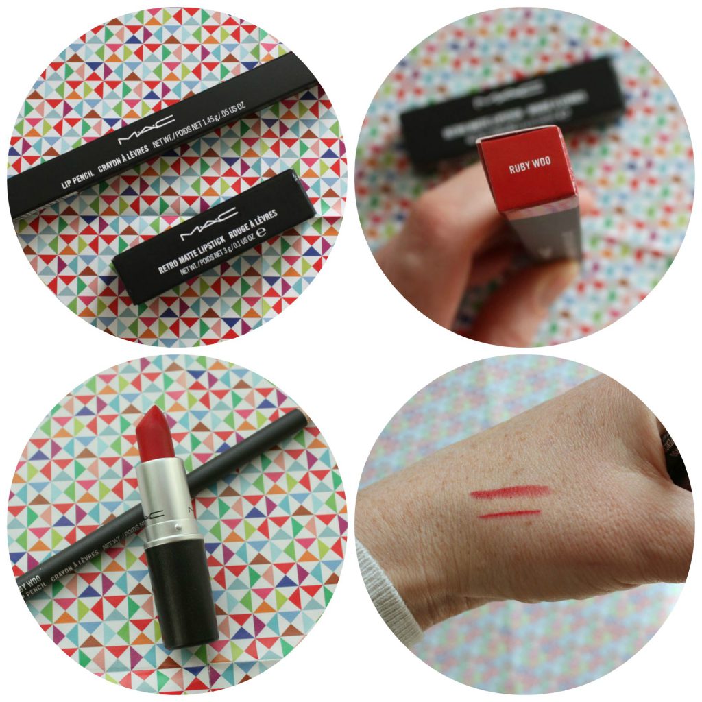 MAC Lipstick Retro Matte en MAC lip pencil Ruby Woo | Beauty